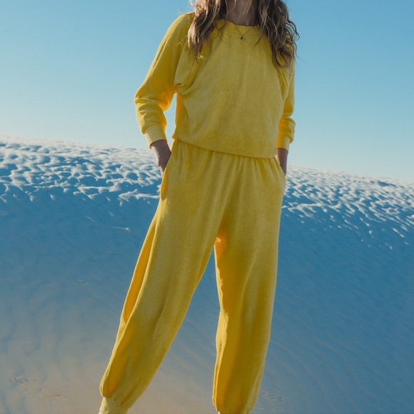 Suzie Kondi The Patmos Pocket Pant in Terry - Picture 1 of 8